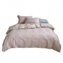 Wuyin New All Cotton Washed Cotton Four Piece Set Simple All Cotton Bedding Cover Sheet Fitted Sheet Wholesale by Manufacturers
