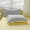 Mix and match ins washed cotton four piece set solid color American cotton dormitory three piece set fitted sheet, bed sheet and quilt cover wholesale distribution 