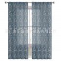 Nordic cross-border new products Morocco curtain texture decoration chiffon gauze curtain wholesale 