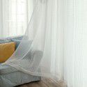 Simple cotton and linen Nordic style curtains, window screens, bedroom balconies, living rooms, lattices, and finished solid curtains, screen curtains 