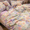 Cotton quilt cover, single piece, 100% cotton, 150x200, student dormitory, single person, 1.5 sheets, bed sheet, quilt cover, 200x230 