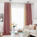 New minimalist nordic ins baby velvet finished curtain living room balcony window curtain 