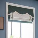 Nordic small leaf Roman curtain lifting curtain study small window pull-down curtain small window curtain 
