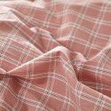 Wuji 4-Piece Bedding Product Washed Cotton Fine Sheet Set Solid Color Simple 4-Piece Fitted Sheet