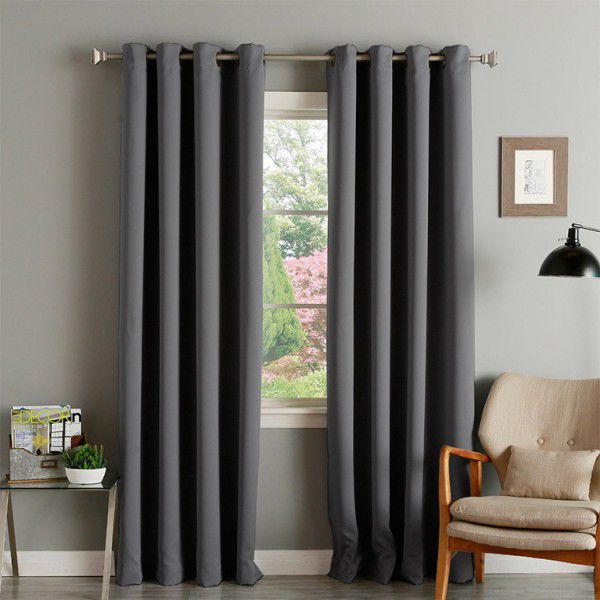 Manufacturers directly sell Amazon blackout curtain, solid color, matt, foreign trade, cross-border heat insulation, sunscreen, and blackout curtain products 