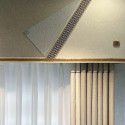 New style dark curtain with red milk and brown color in bedroom, living room, Nordic blackout curtain in stock, small red book, same curtain 