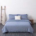 Wuji 4-Piece Bedding Product Washed Cotton Fine Sheet Set Solid Color Simple 4-Piece Fitted Sheet