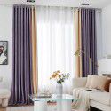 New minimalist nordic ins baby velvet finished curtain living room balcony window curtain 