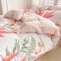 Small fresh cotton 4-piece set, pure cotton 3-piece set, bed sheet, net red dormitory bedding, 4-piece set, wholesale 
