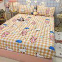 Small fresh cotton 120x200 fitted sheet cotton sheet pillowcase Simmons protective cover 150x200 enlarged bedspread 