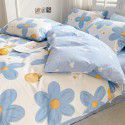 Small fresh cotton 4-piece set, pure cotton 3-piece set, bed sheet, net red dormitory bedding, 4-piece set, wholesale 