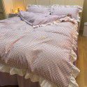 The manufacturer directly sells Korean lace 4-piece set of 60 Australian cotton bed sheets in small wind and fresh quilt cover gifts for sale 