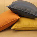 Science and technology cloth light luxury Nordic square bedroom sofa cushion cushion modern simple cushion waist pillow solid orange large cushion