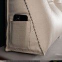 Nordic triangle bedside cushion large backrest tatami soft bag removable washable bed pillow waist protection sofa backrest cushion 