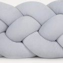 Ins Nordic children's room decoration DIY weave fried dough twist bed surround Danish Knot long tie ball pillow 