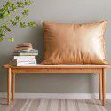 Nordic luxury leather sofa pillow cover sitting room cushion pillow oversize rectangular waist pillow simple 