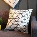 Nordic pillow sofa office waist bedside velvet pillow cover does not include home fabric home textile home decoration cushion 