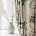 Nordic style curtains, living room, bedroom, cotton and linen blackout curtains, customized modern simple curtain cloth printing, new model 2021 