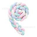 Ins braided strip knotting four strand fried dough twist braid bed surround pillow kont ball children anti-collision strip wholesale 