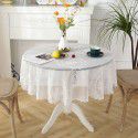Lace tablecloth round small round table cloth Nordic vintage white ins style tablecloth net red dessert table cover 