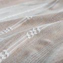 Manufacturer's cross-border exclusive curtain, finished product, embroidered stripe, hollowed out, brown bedroom, jacquard kitchen, small window, short curtain