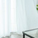 Scratch proof, snag proof, waterproof yarn, light transmissible and human impervious gauze curtain, modern Nordic curtain, sand gauze curtain, finished product, sent for finalization