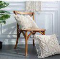 Retro Bohemian Throw Pillow Handwoven Throw Pillow Sofa Cushion Cover Throw Pillow Cover Knitted Tassel Bedroom Waist Pillow 