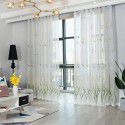 Package mail, light transmission, hazy transmission, screen curtain, small and fresh embroidered screen, dense white screen curtain, bedroom, floating window, balcony