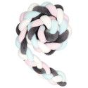 Ins Nordic children's room decoration DIY weave fried dough twist bed surround Danish Knot long tie ball pillow 