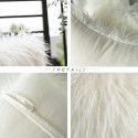 Amazon ins wind plush pillow case beach imitation wool rectangular bedside cushion sofa cushion cushion pillow case 