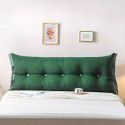 Korean velvet bedside cushion simple lace type bed back removable washable non deformable large pillow double soft bag 