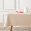 Nordic ins style solid leather tablecloth waterproof oil proof washfree tablecloth round table cover cloth round tablecloth 