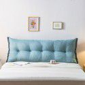 Korean velvet bedside cushion simple lace type bed back removable washable non deformable large pillow double soft bag 
