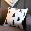 Nordic pillow sofa office waist bedside velvet pillow cover does not include home fabric home textile home decoration cushion 