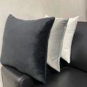 Simple solid velvet throw pillow light luxury super soft cushion cover sofa backrest cover 