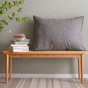 Nordic luxury leather sofa pillow cover sitting room cushion pillow oversize rectangular waist pillow simple 