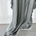 Lexuan Xiuins green plant lotus leaf curtain finished product wholesale bedroom kitchen small curtain