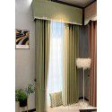 Pure color modern simplicity Nordic network red herringbone pattern chenille curtain finished living room bedroom window shade