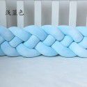 Ins braided strip knotting four strand fried dough twist braid bed surround pillow kont ball children anti-collision strip wholesale 