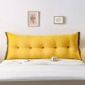 Korean velvet bedside cushion simple lace type bed back removable washable non deformable large pillow double soft bag 