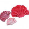 Japanese franc shell style plush throw pillow ins Nordic decorative sofa pillow cushion bed cushion 