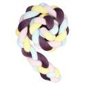 Ins Nordic children's room decoration DIY weave fried dough twist bed surround Danish Knot long tie ball pillow 