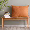Nordic luxury leather sofa pillow cover sitting room cushion pillow oversize rectangular waist pillow simple 