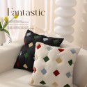 Nordic ins net red embroidery pillow pillow cover sitting room sofa cushion model room pillow modern luxury 