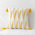 Amazon New Bohemian Geometric Tufted Pillow Case Home Fringe Cushion Home Stay Simple Waist Pillow 