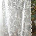 145 Korean lace gauze curtain with wavy edge, both sides of wavy German curtain, warp knitted gauze table cloth, bed curtain, bed curtain, spot wholesale