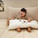 Ins cute embroidered bear pillow can be embroidered bear pillow pillow children's room photo props 