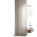 Yimanqiyun Rose Crochet Curtain Transparent American rural hollowed out pastoral living room balcony bedroom window art