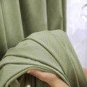 New Tea-green velvet curtain light luxury retro French style living room bedroom balcony shading curtain cloth modern