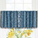 Yimanqi window curtain spring flower printing half curtain door curtain coffee curtain kitchen washstand cabinet dust curtain